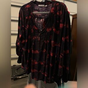 Notations Brand XL silky thick material blouse